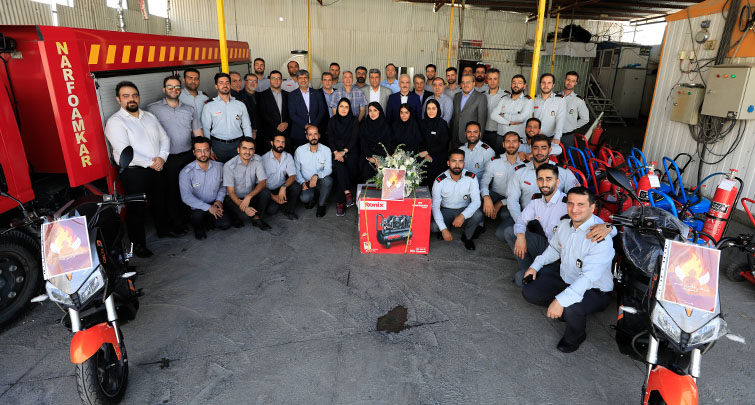 Celebrating Fire Prevention and Safety Day in Iranmall